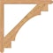 Ekena Millwork Merced Craftsman Smooth Bracket, Western Red Cedar, 3 1/2"W x 48"D x 48"H BKT04X48X48MRC04SWR - alternate 4